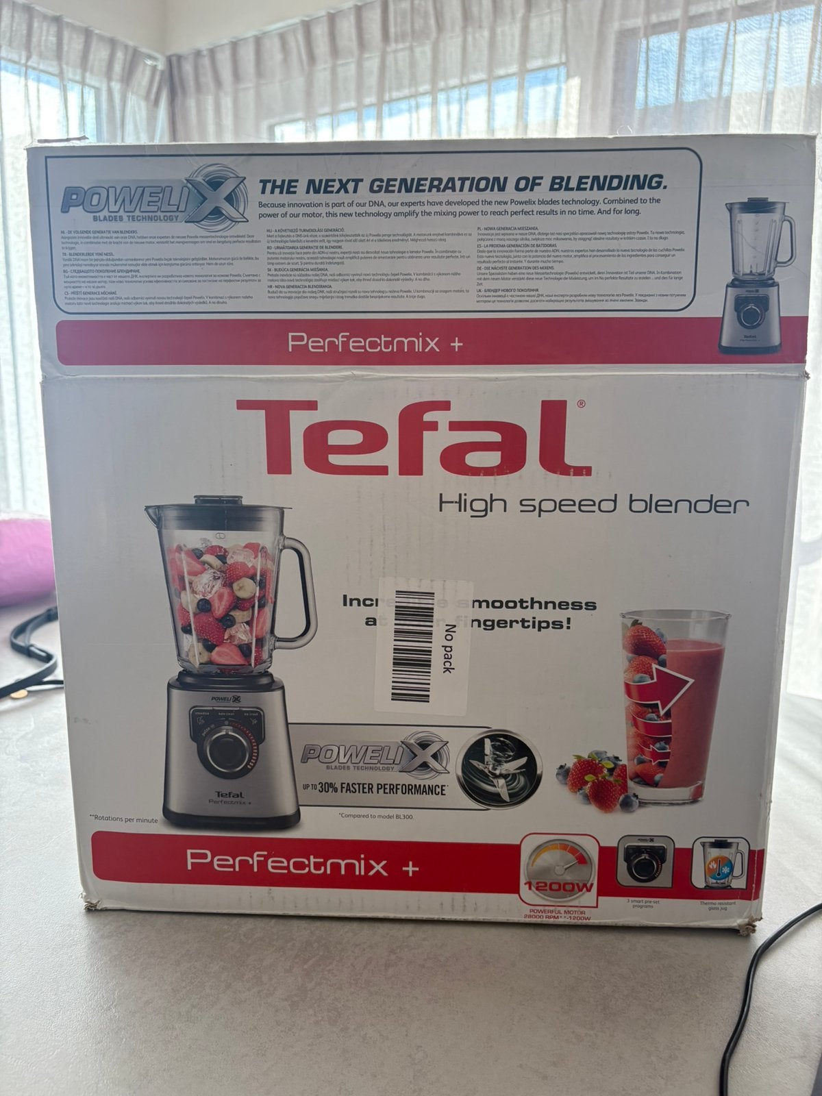 Tefal high speed blender, Elektronische apparatuur, Blenders, Ophalen, Zo goed als nieuw, Blender