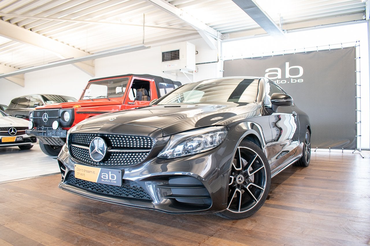Mercedes-Benz C 200 COUPE AMG, LEDER, MULTIBEAM, APPLE CARP, Auto's, 4 zetels, 0 kg, USB, 184 pk