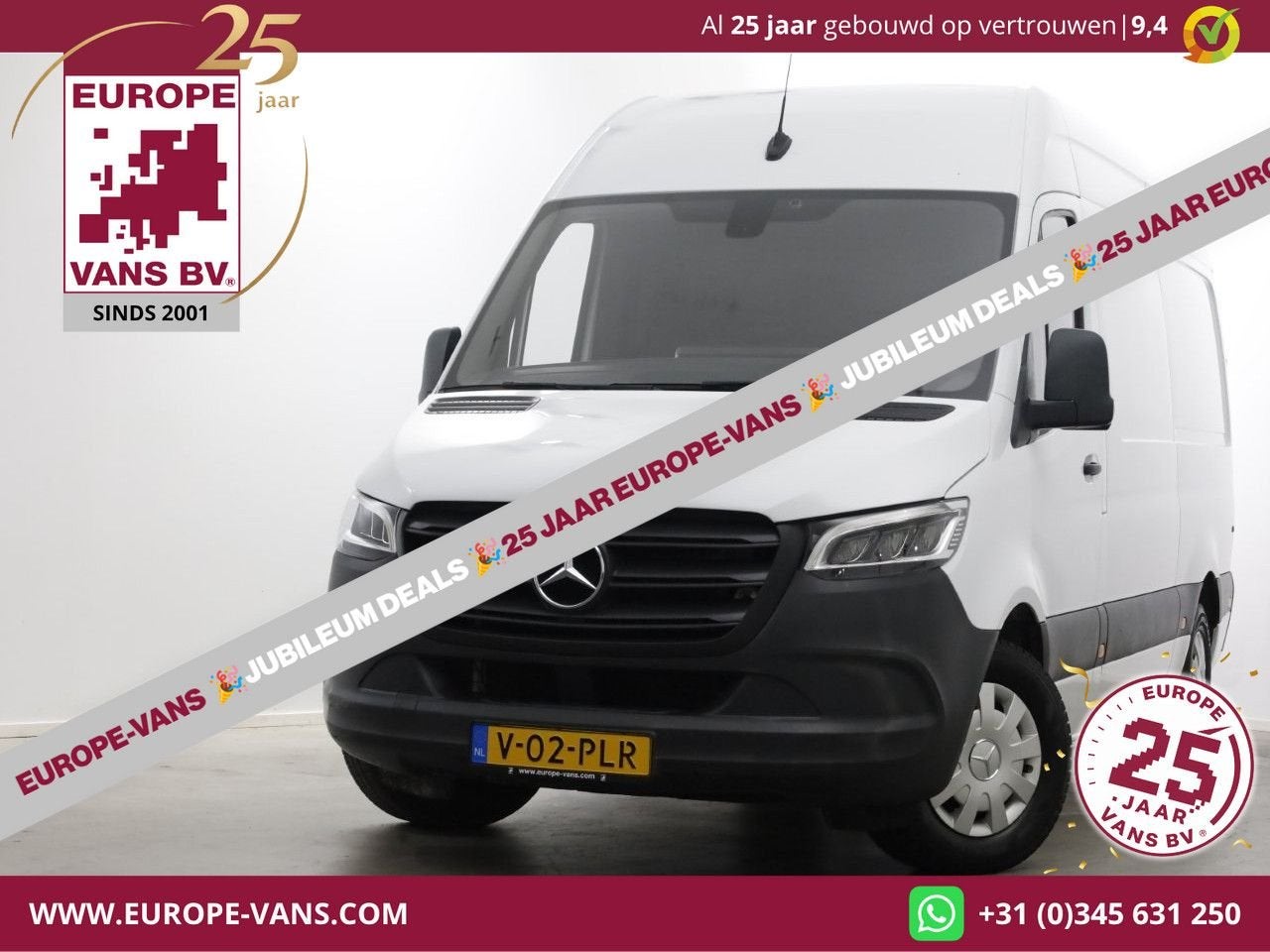 Mercedes-Benz Sprinter 315 CDI 150pk RWD L2H2 LED/Airco/Came, 245 g/km, Wit, Mercedes-Benz, Bedrijf