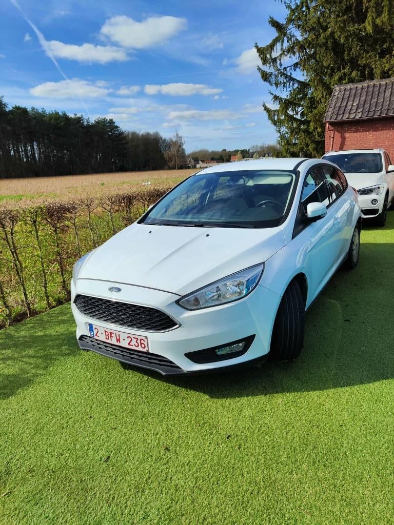 Ford Focus 2017 en Fiesta 2023, Autos, Ford, Entreprise, Focus, Diesel, Euro 6, Berline, 5 portes, Boîte manuelle, Blanc, Gris