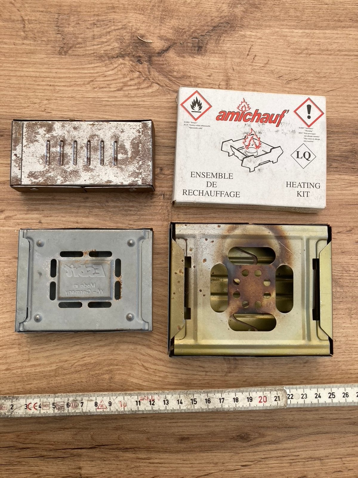 Lot militaire kookvuurtjes samen 20€, Ophalen of Verzenden, Landmacht, Overige typen