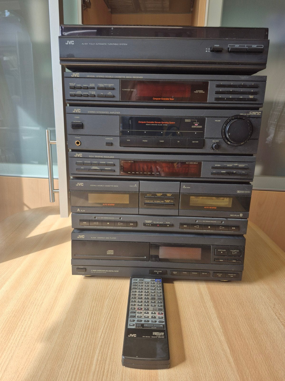jvc sterioketen, Audio, Tv en Foto, Ophalen, Gebruikt, Cd-speler, JVC