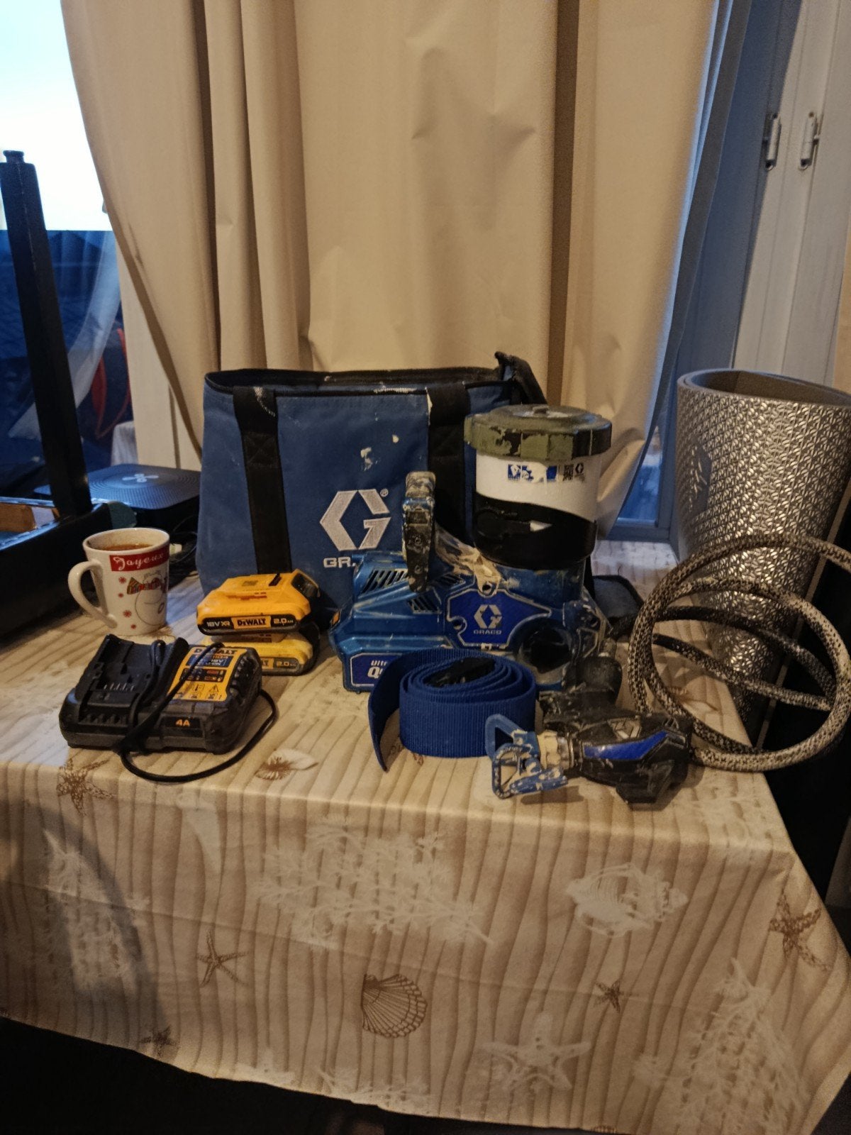 airless graco quickshot, Enlèvement