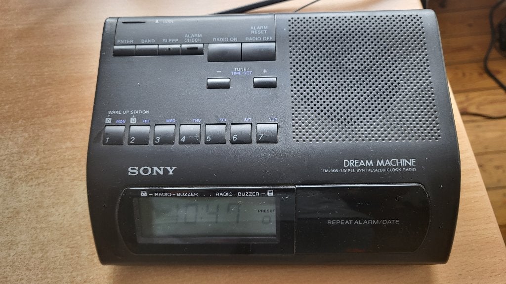 Radio Réveil Sony Dream Machine, Enlèvement, Utilisé, Digital
