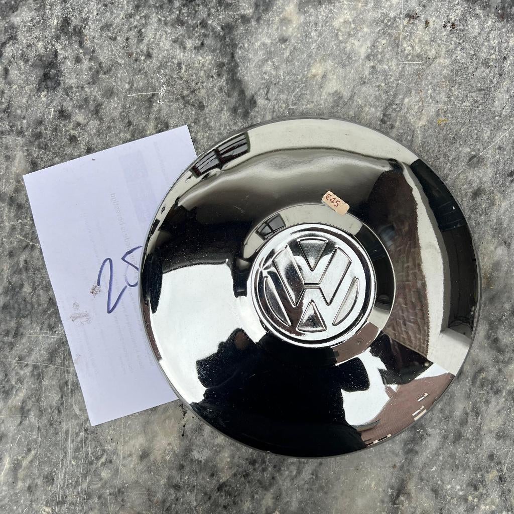 VW Chromen Wieldop 5x205 Beetle 66-67 Ghia 66 Type 3 62-65, Auto diversen, Auto-accessoires, Gebruikt, Ophalen of Verzenden