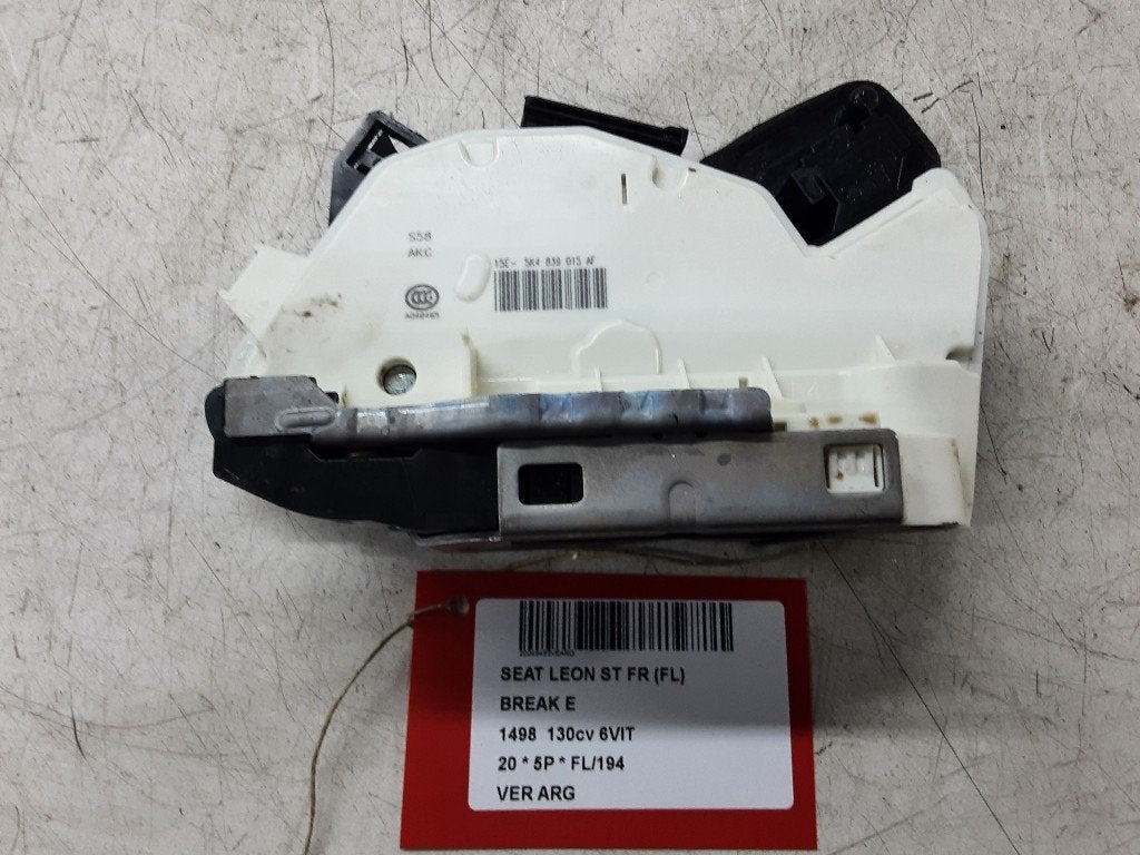 SERRURE DE PORTE ARRIÈRE GAUCHE Seat Leon ST (5FF), Arrière, Mevr. I. Hauben, Utilisé, Rue de l'Espoir 34 34
4030  GRIVEGNÉE, BE