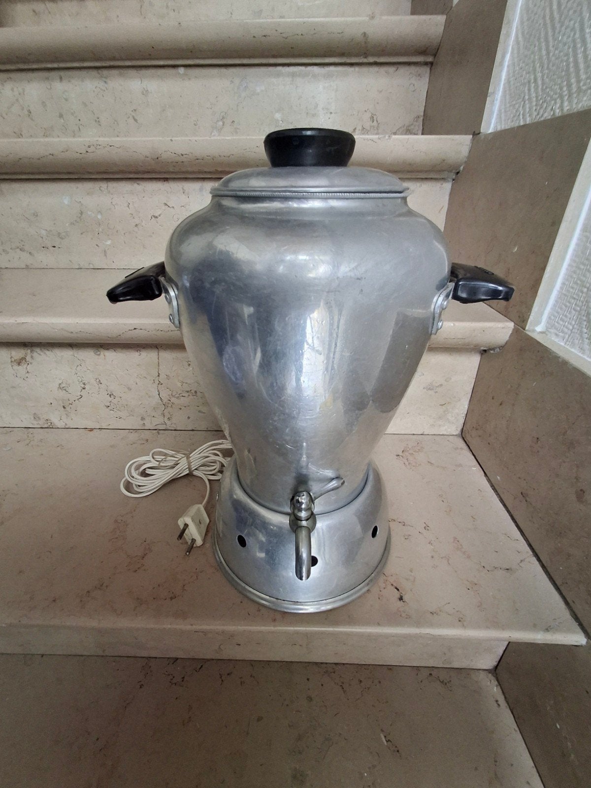 Percolateur Selecta vintage" / "Samovar aluminium", Antiquités & Art, Enlèvement