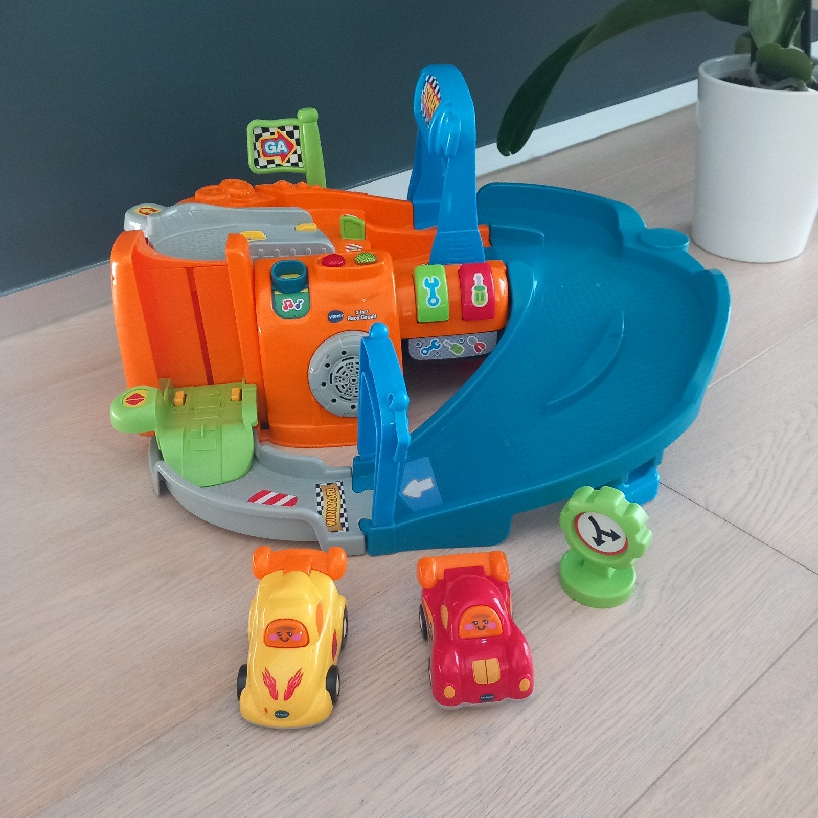 Toet toet auto's racebaan. Merk Vtech., Kinderen en Baby's, Speelgoed | Vtech, Ophalen of Verzenden