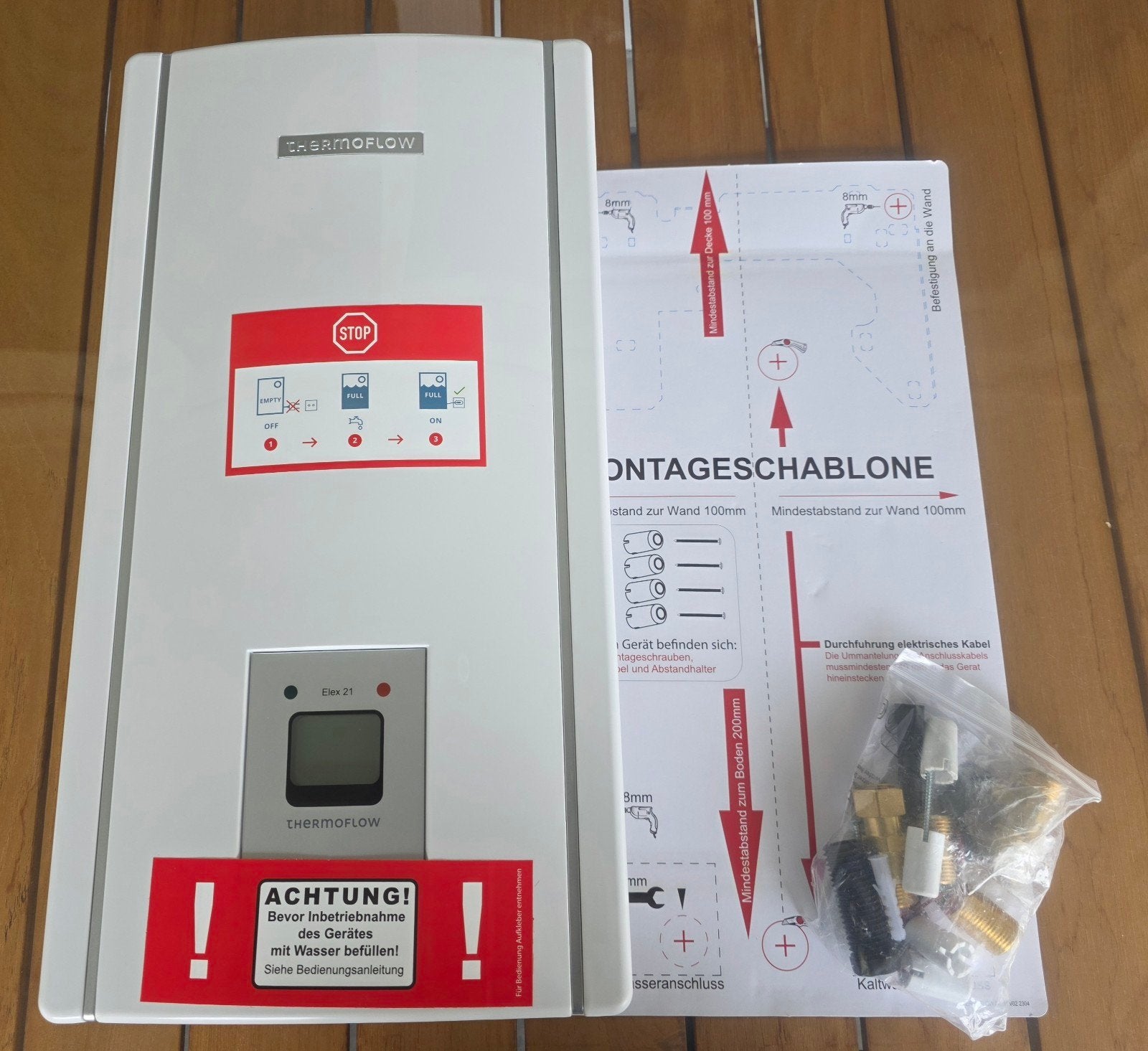 Chauffe-eau instantané Thermoflow Elex 21 (neuf), Bricolage & Construction, Enlèvement ou Envoi