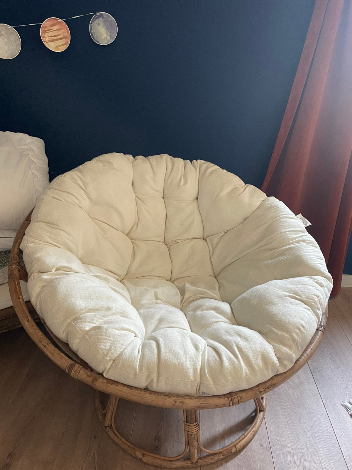 Rotan papasan stoel, Maison & Meubles, Fauteuils, Enlèvement, Comme neuf
