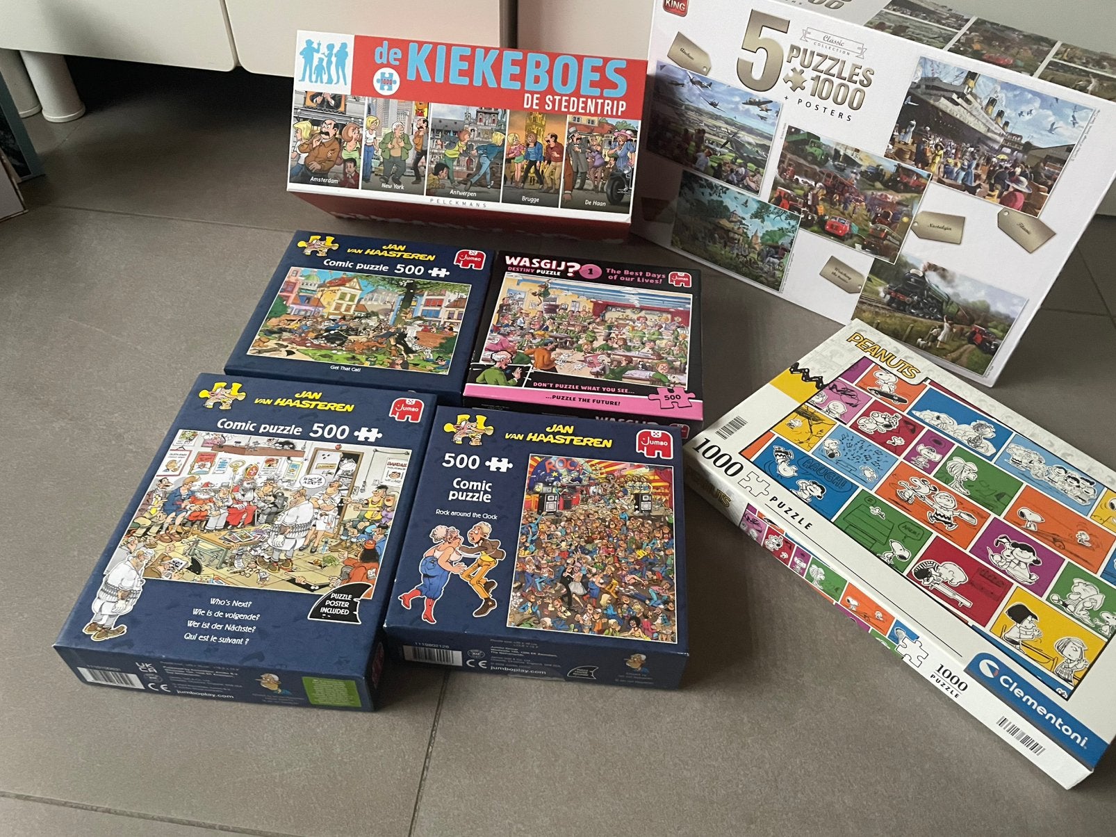Puzzels 1000 stuks, Ophalen of Verzenden, Zo goed als nieuw