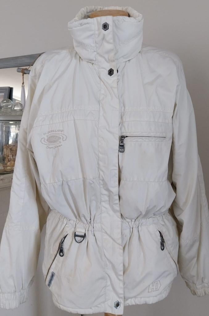 Witte skijas, merk Henri Duvillard, dames maat 38 (M), Sport en Fitness, Skiën en Langlaufen, Gebruikt, Kleding, Ski, Ophalen