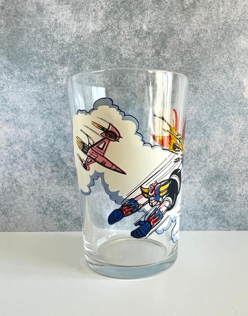 Verre à moutarde Goldorak, Collections, Verres & Petits Verres, Utilisé, Verre à eau, Enlèvement ou Envoi