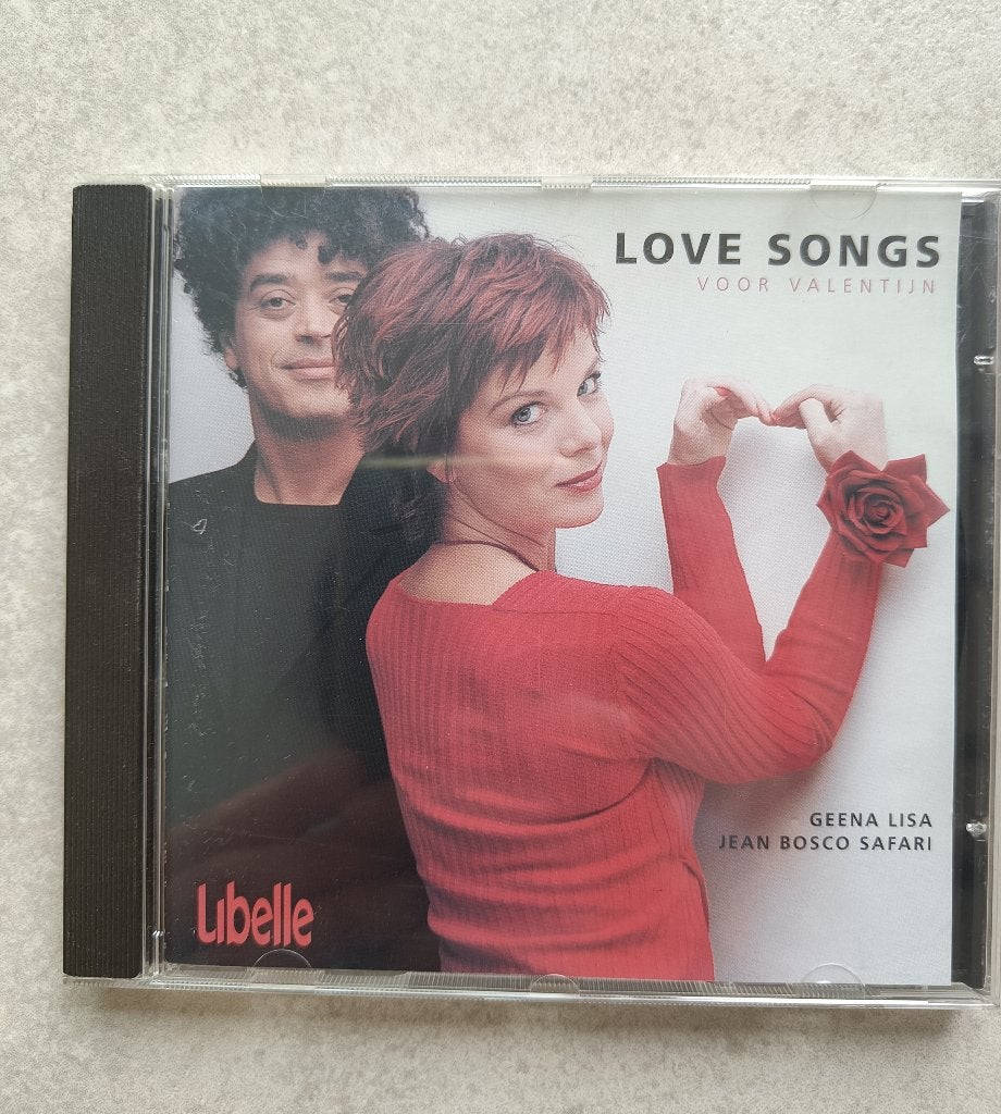 CD Love Songs Voor Valentijn: Geena Lisa& Jean Bosco Safari, Pop, Ophalen of Verzenden, Verzamelalbum, Promo