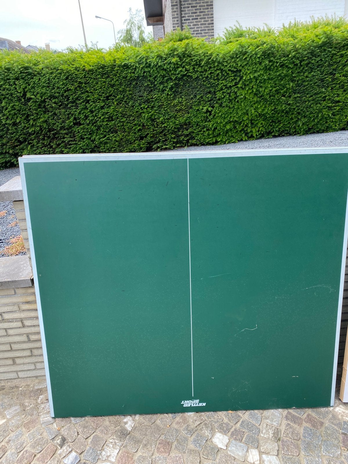 Kettler outdoor pingpongtafel planken, Ophalen, Zo goed als nieuw