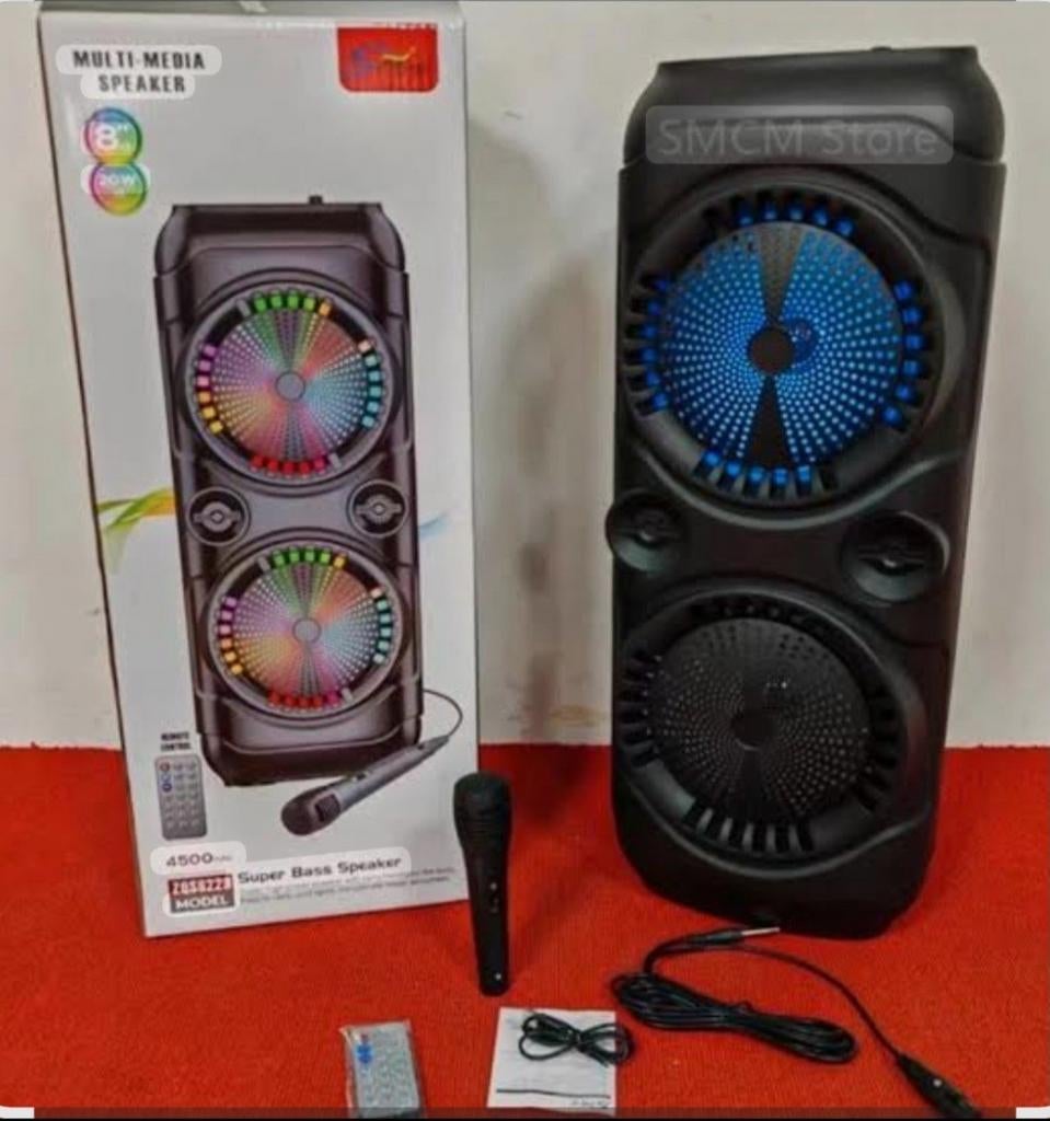 Enceinte Bluetooth avec microphone et lumière LED, TV, Hi-fi & Vidéo, Enceintes