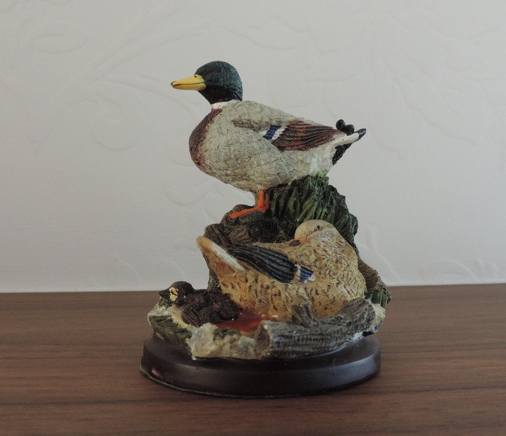 beeldje : wilde eend, Andy Pearce, handgeschilderd., Collections, Enlèvement, Comme neuf