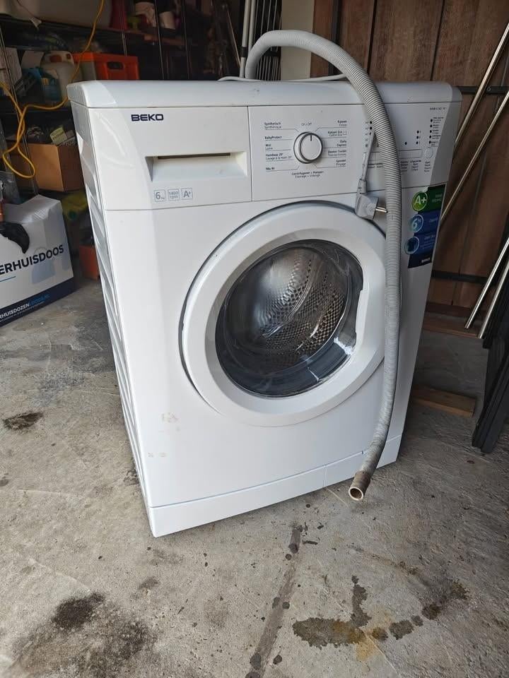 Beko WMB61421M - Wasmachine - 6 kg - 1400 tpm, 1200 à 1600 tours, 4 à 6 kg, Programme lavage à la main, Chargeur frontal