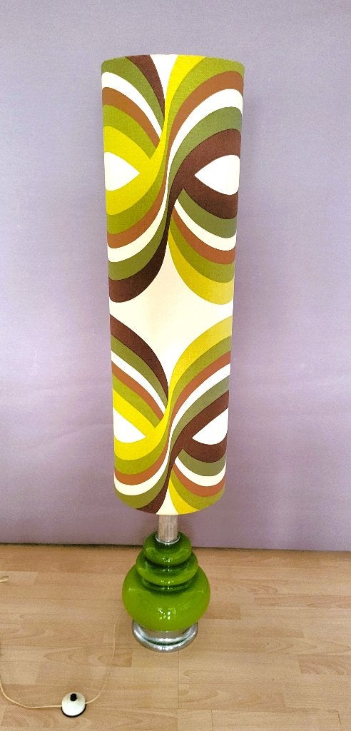 💕Lampe de Sol XXL Vintage 70', Enlèvement ou Envoi, Design 70', E27 (grand)