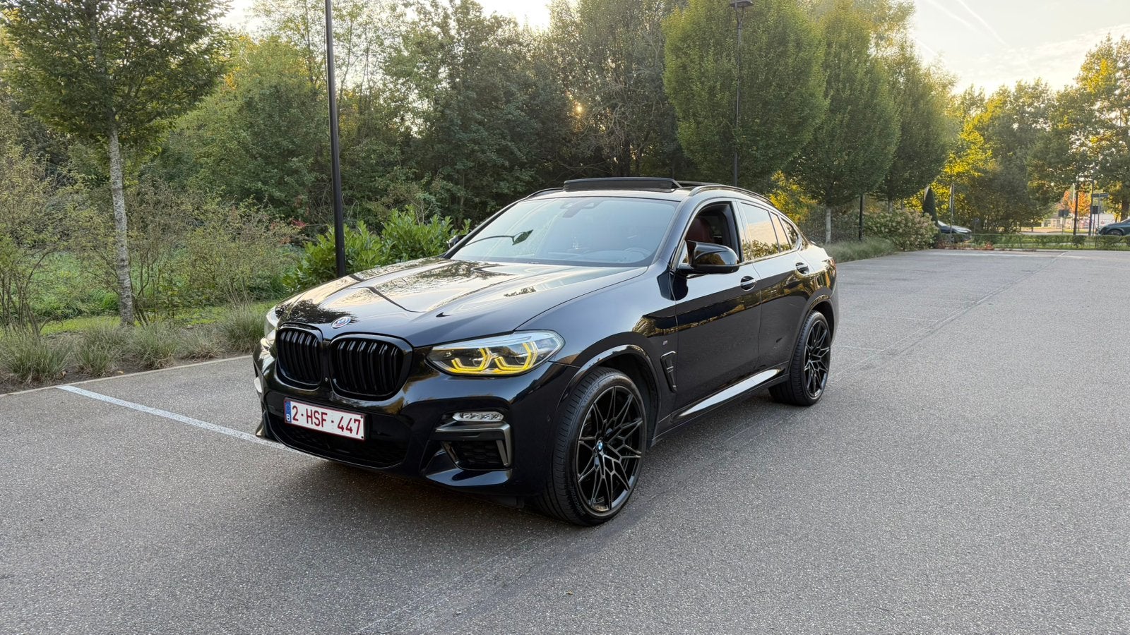BMW X4 M40i, Auto's, Automaat, Euro 6, Zwart, Leder