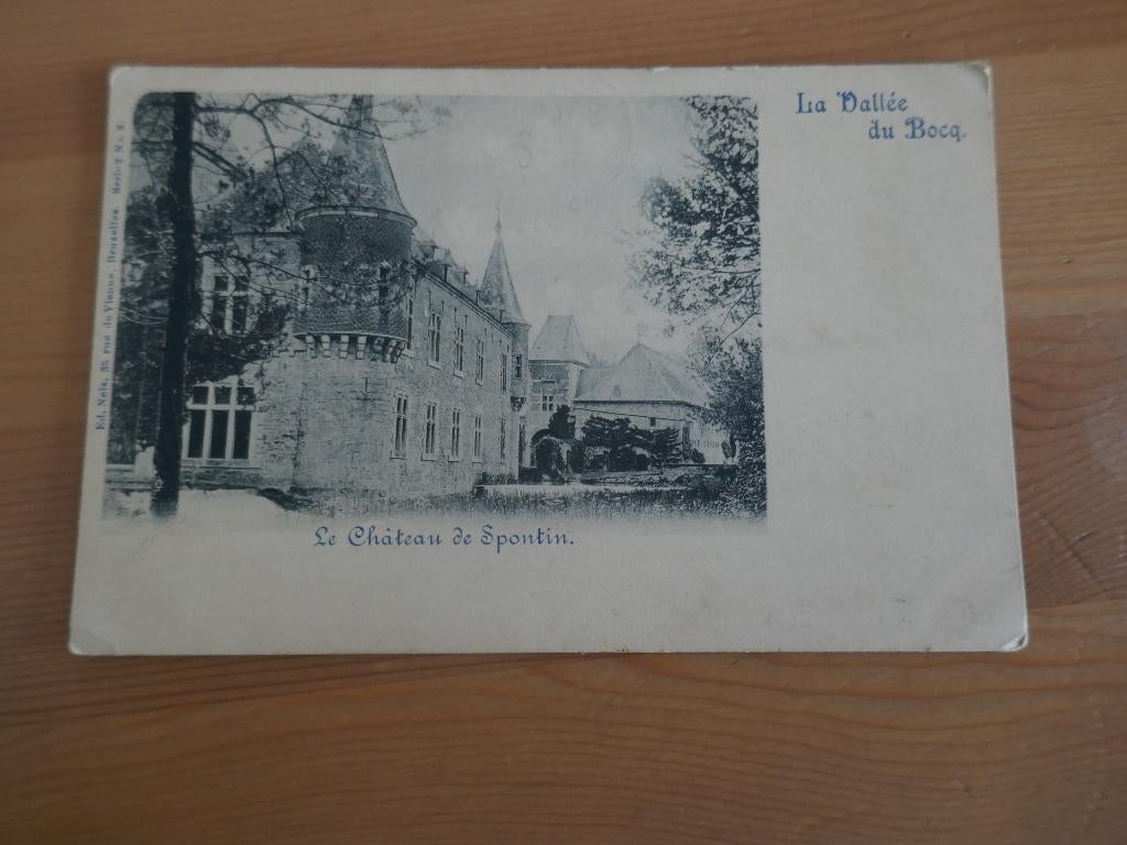 Spontin La Vallée du Bocq Le Château de Spontin, Collections, Envoi, Affranchie, Namur