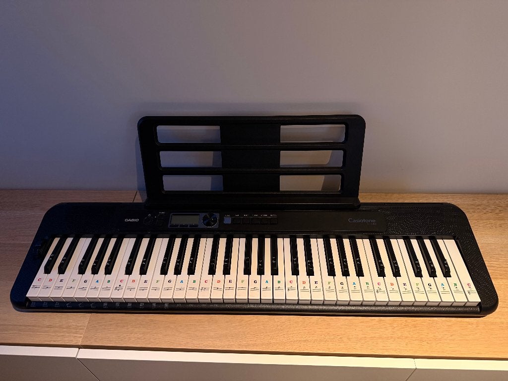 Casio CT-S300 keyboard, zeer goede staat, incl. notenhouder, Muziek en Instrumenten, Ophalen, Casio, 61 toetsen, Midi-aansluiting