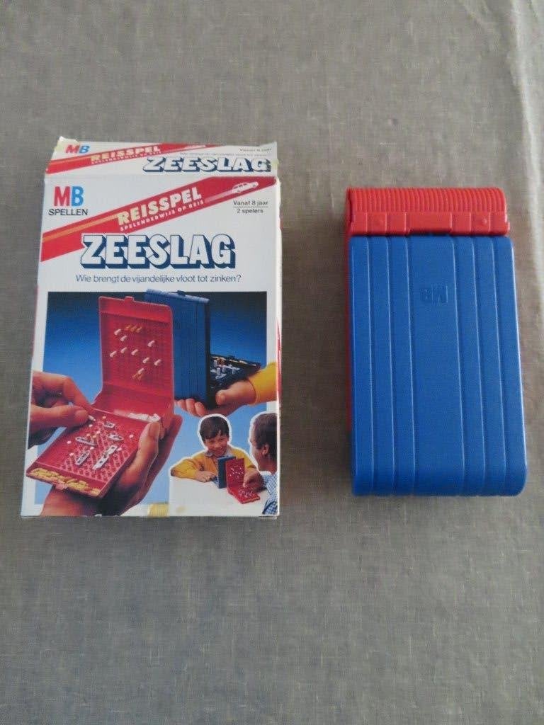 Reisspel zeeslag MB, Hobby en Vrije tijd, Een of twee spelers, MB spellen, Ophalen of Verzenden, Zo goed als nieuw