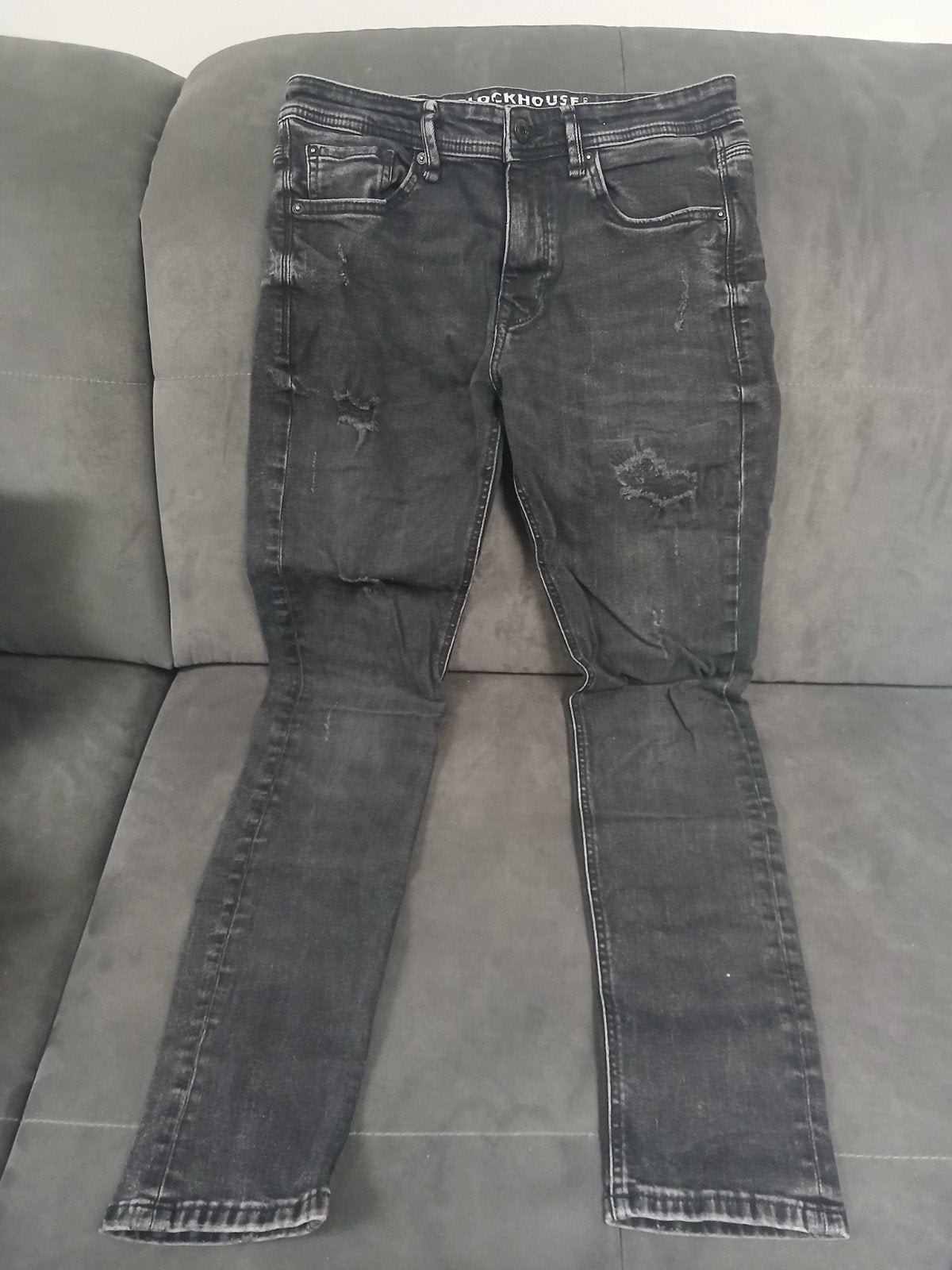 jeans broek, Kleding | Heren, Zwart, Overige jeansmaten, Ophalen of Verzenden, Zo goed als nieuw