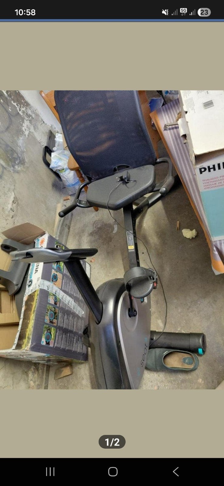 Velo d apparemment semi allongé domyos e seat