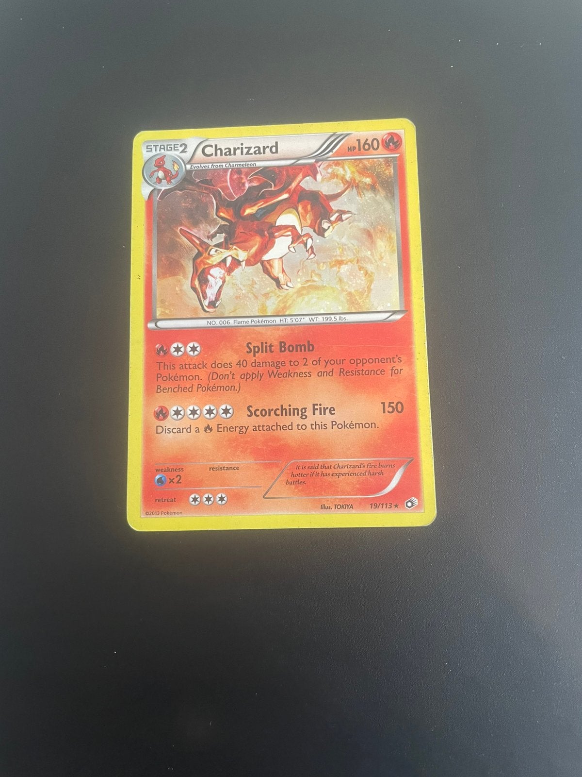 Charizard 19/113 (Legendary Treasures – 2013), Enlèvement, Comme neuf, Cartes en vrac, Foil