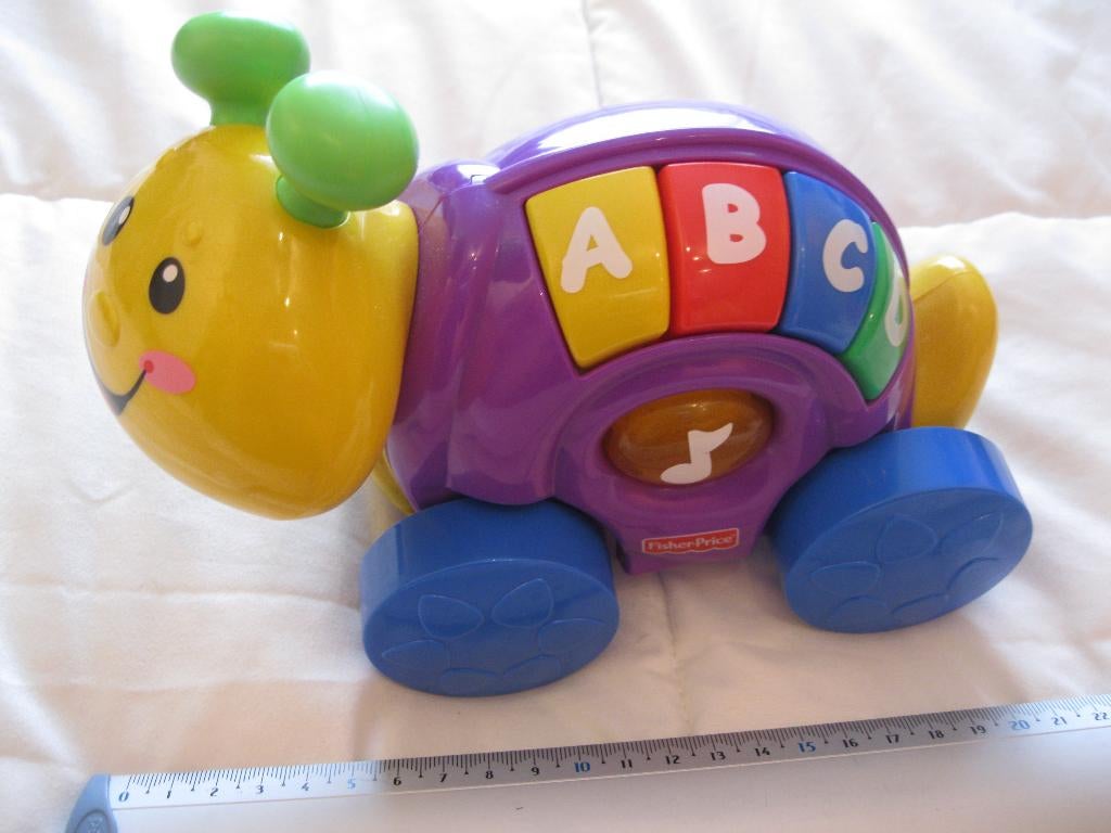 Fisher Price escargot musical, Enlèvement ou Envoi, Utilisé, Jouet à Pousser ou Tirer