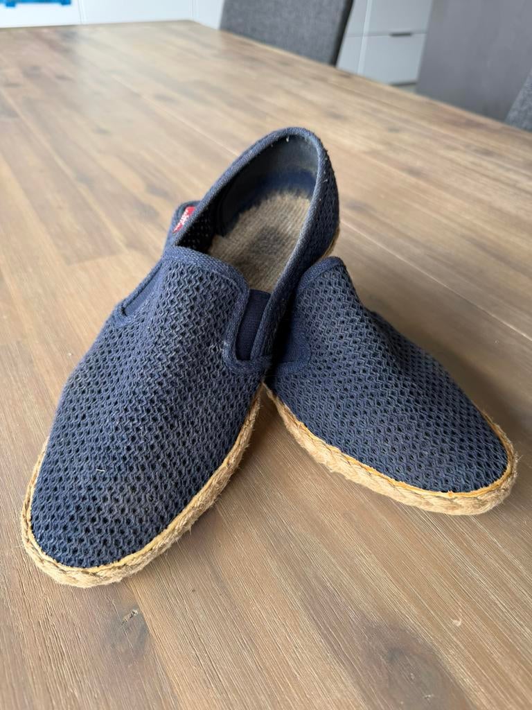Heren espadrilles - maat 43, Kleding | Heren, Schoenen, Ophalen, Blauw, Espadrilles of Moccasins, Gedragen