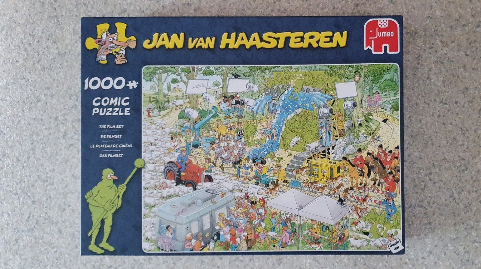 Puzzel Jan van Haasteren 1000 stuks : DE FILMSET, Enlèvement