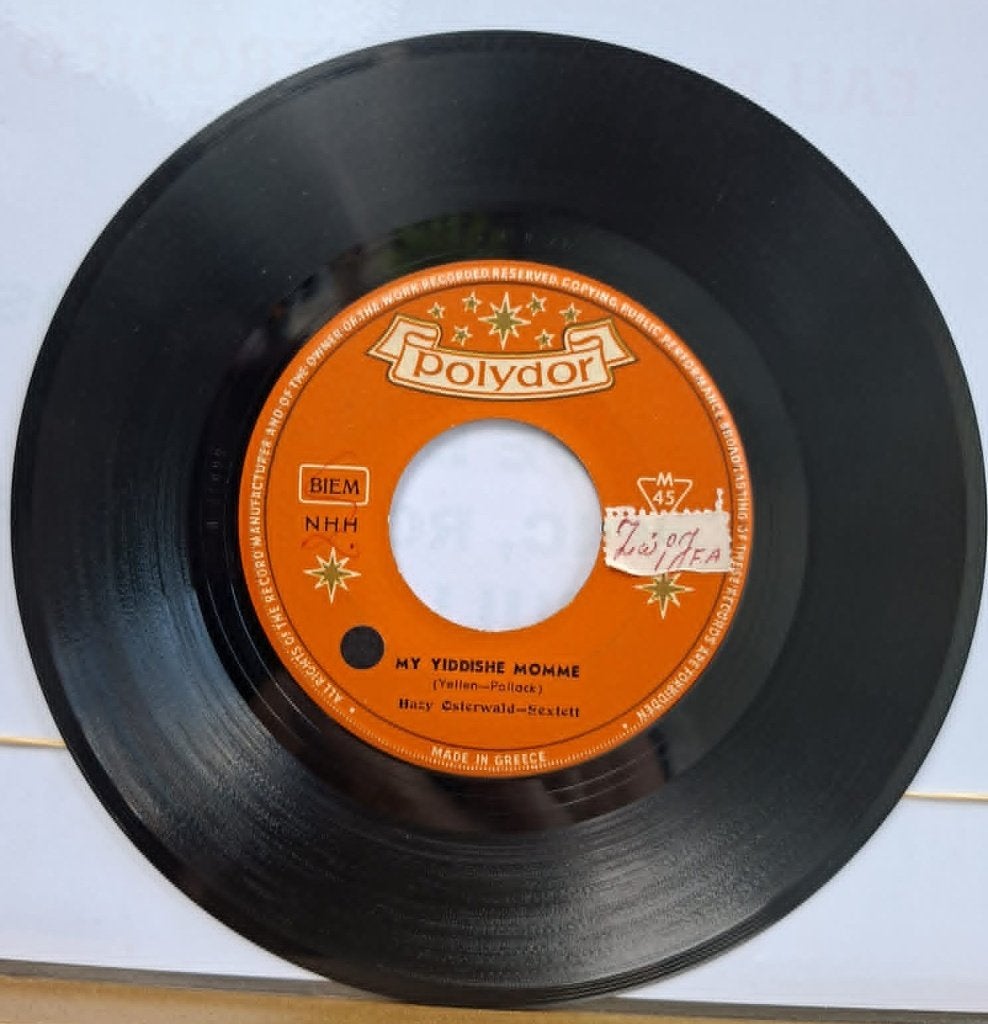 Hazy Osterwald Sextett - My Yiddishe Momme, CD & DVD, Vinyles Singles, Pressage original, 7 inch, Utilisé, Jazz et Blues
