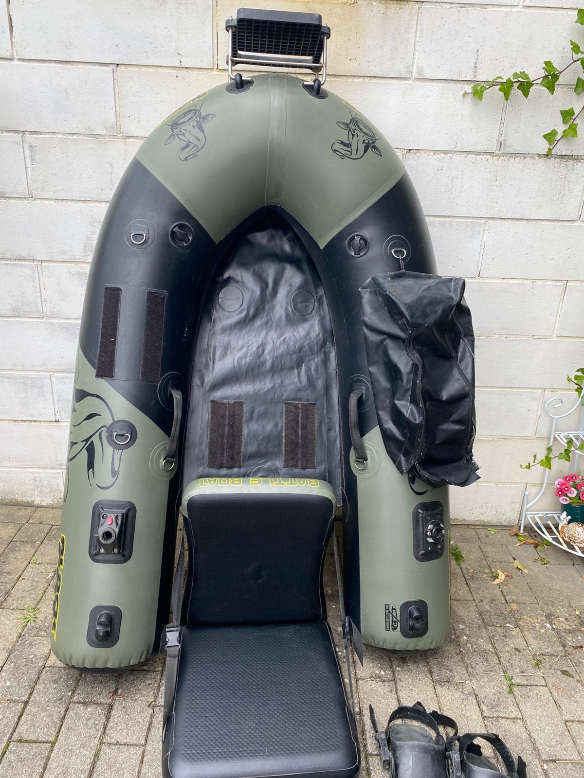 Float tube, Enlèvement, Utilisé