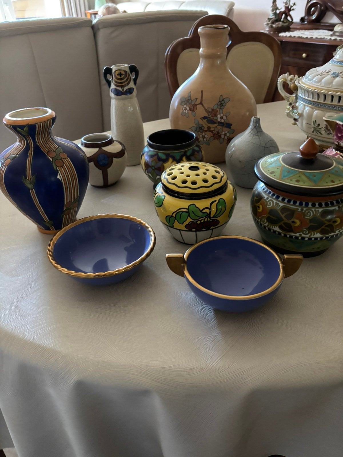 lot art deco vazen, Antiek en Kunst, Ophalen