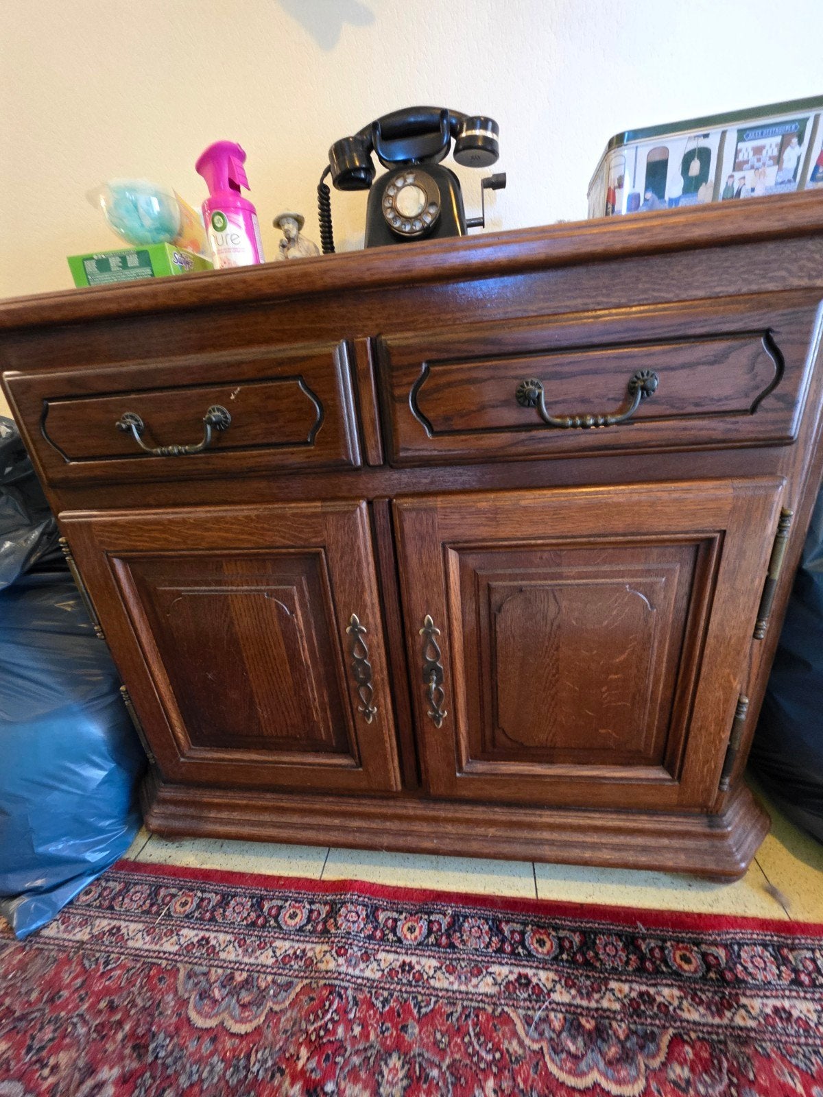 dressoir, Ophalen