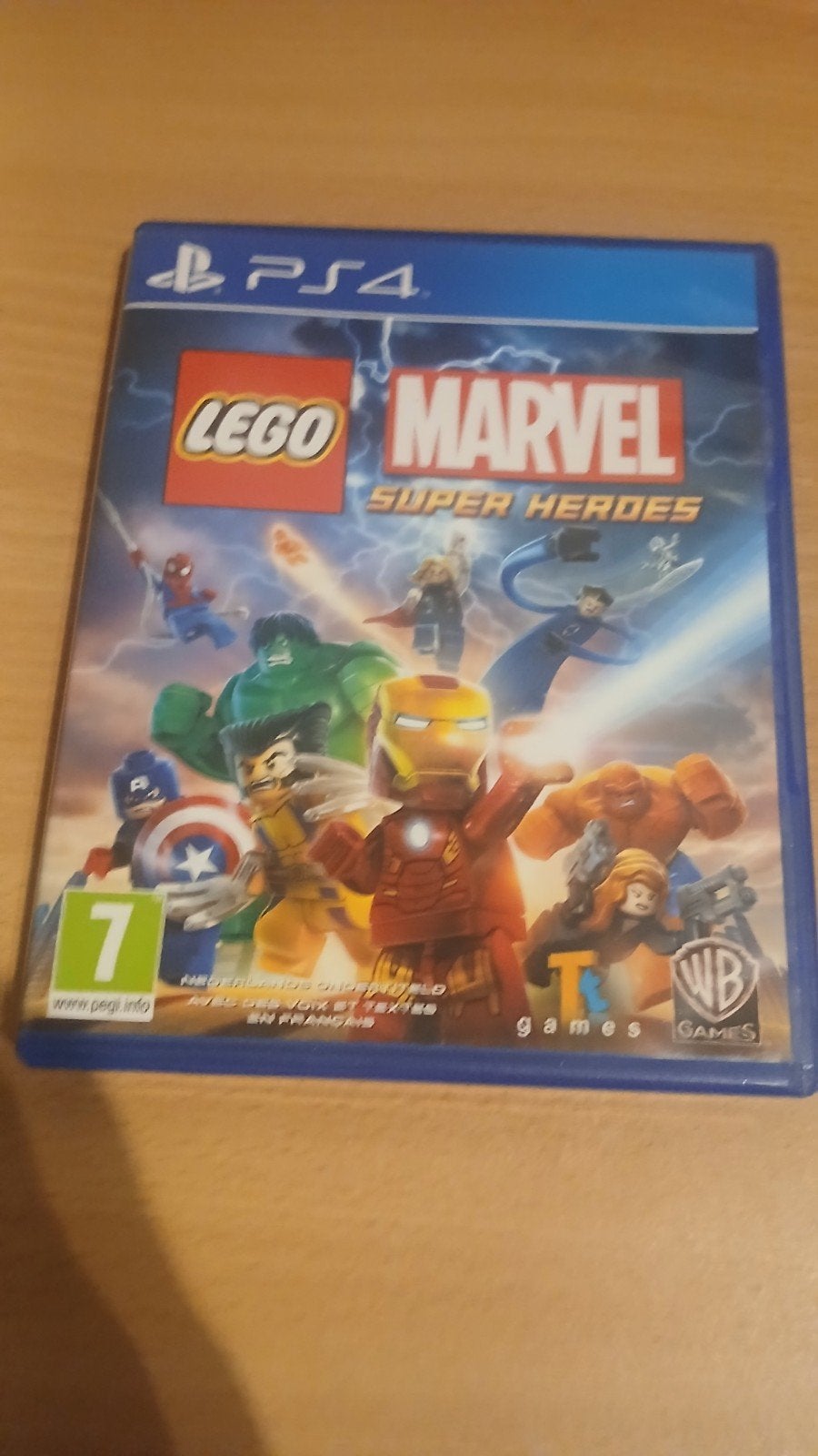 Lego Marvel Super Heroes, PS4, Games en Spelcomputers, Games | Sony PlayStation 4, Gebruikt, Avontuur en Actie, 2 spelers, Vanaf 7 jaar