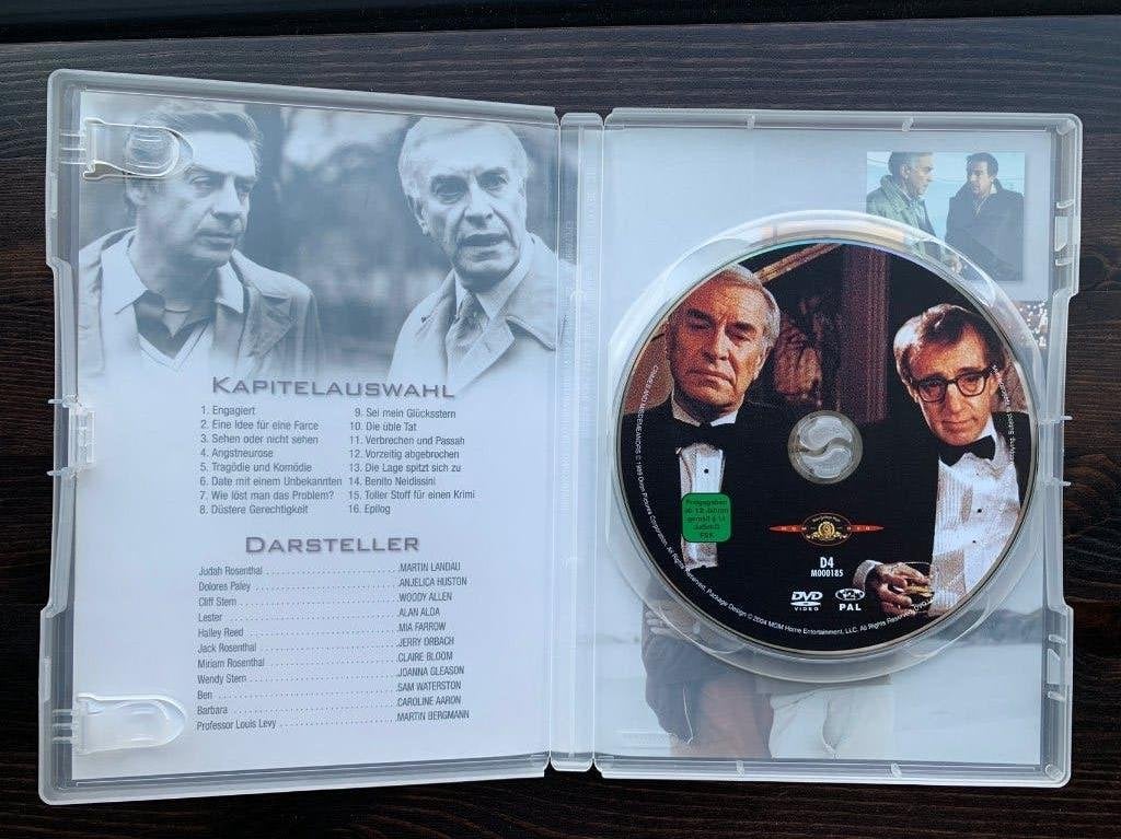Misdaden en misdrijven (DVD), Ophalen of Verzenden, Zo goed als nieuw