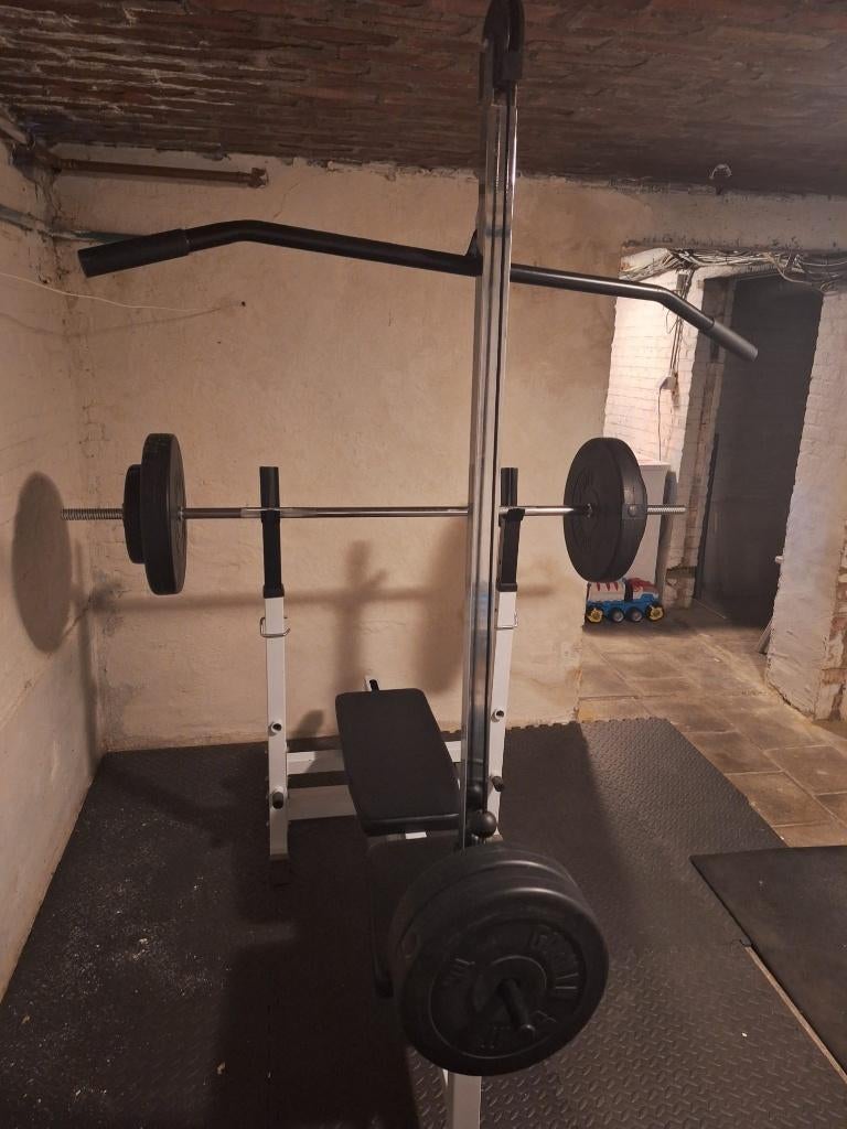 Halterbank Gorilla Sports, Sport en Fitness, Ophalen, Gebruikt, Fitnessbank