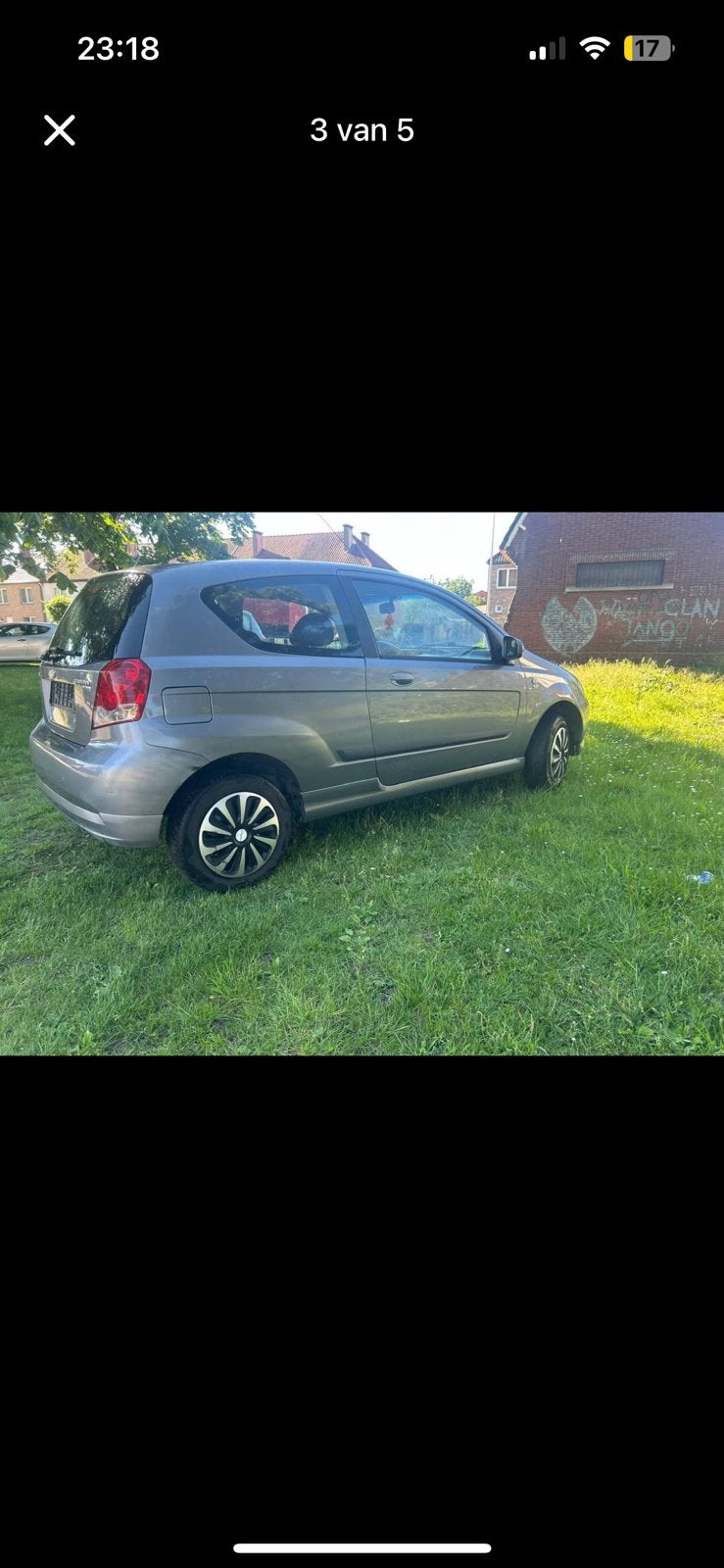 Chervolet kalos benzine, Autos, Argent ou Gris, Achat, Noir, Particulier