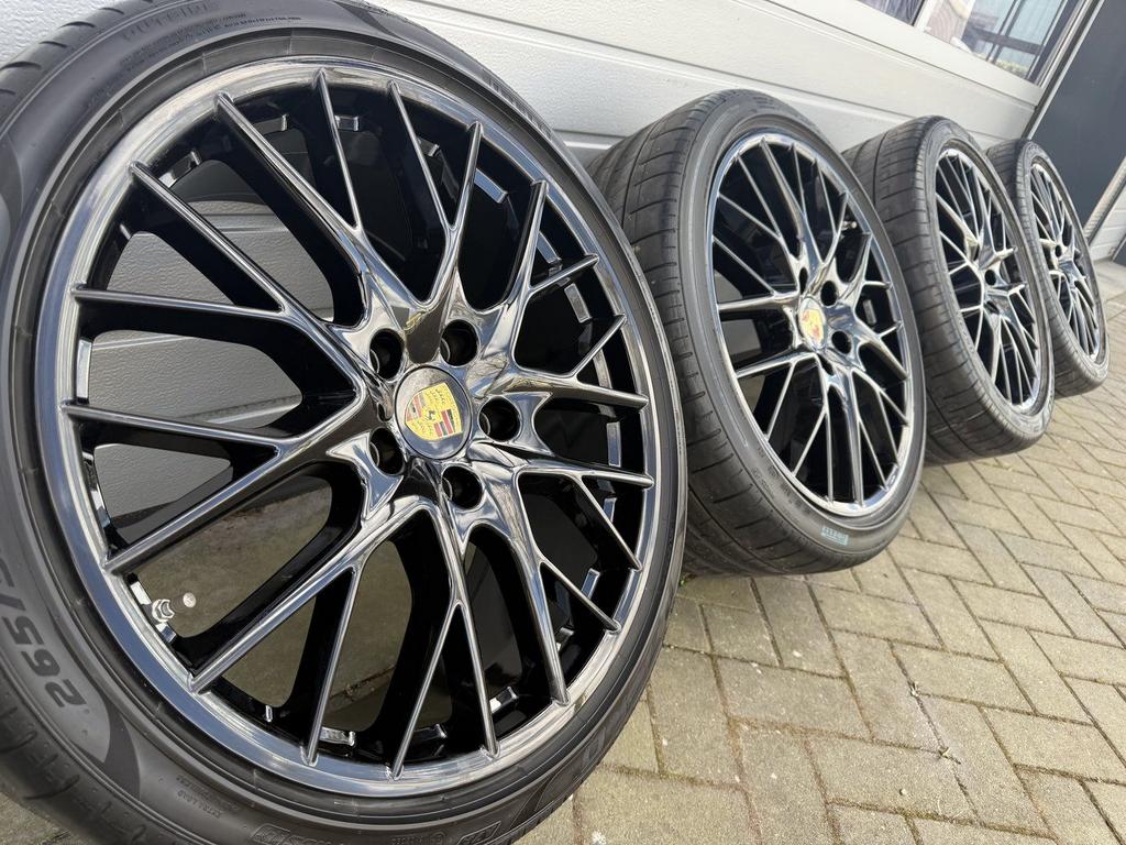 21 Porsche Taycan Panamera 4s E-Hyrbid Turbo 972 971 velgen, Auto-onderdelen, Banden en Velgen, Banden en Velgen, Zomerbanden