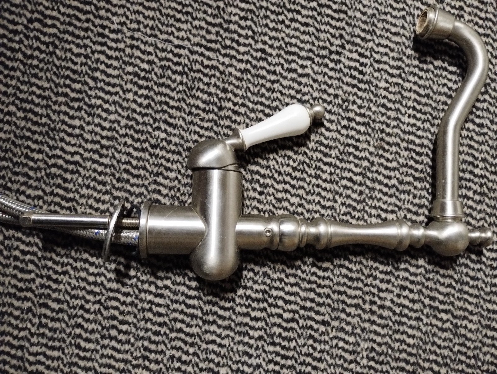 robinet de cuisine en acier inoxydable brossé, Enlèvement ou Envoi, Inox