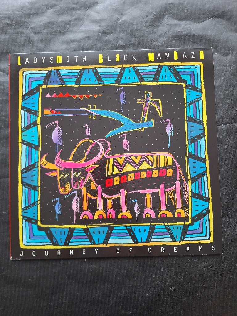 LADYSMITH BLACK MAMBAZO "Journey of Dreams" LP (1988) IZGS, LP, Ophalen of Verzenden, Zo goed als nieuw, Folk Rock
