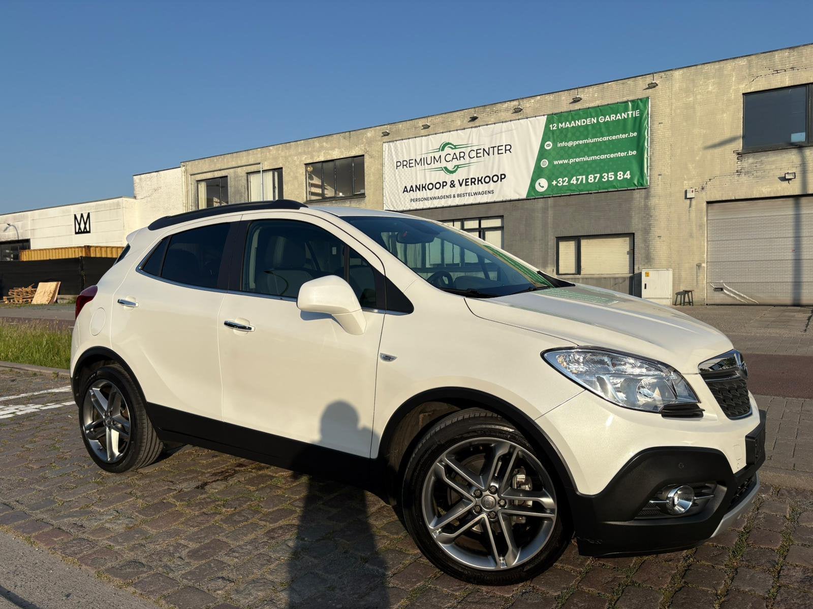 Opel Mokka | 12 M Garantie | Automaat | 78 Dkm |Benzine|2014, Auto's, Testrit aan huis, 4 cilinders, Wit, Leder