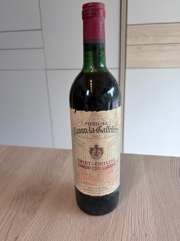1 x Château Canon-la-Gaffelière, 1982, Saint-Émilion,, Collections, Neuf, Pleine, Enlèvement, Vin rouge