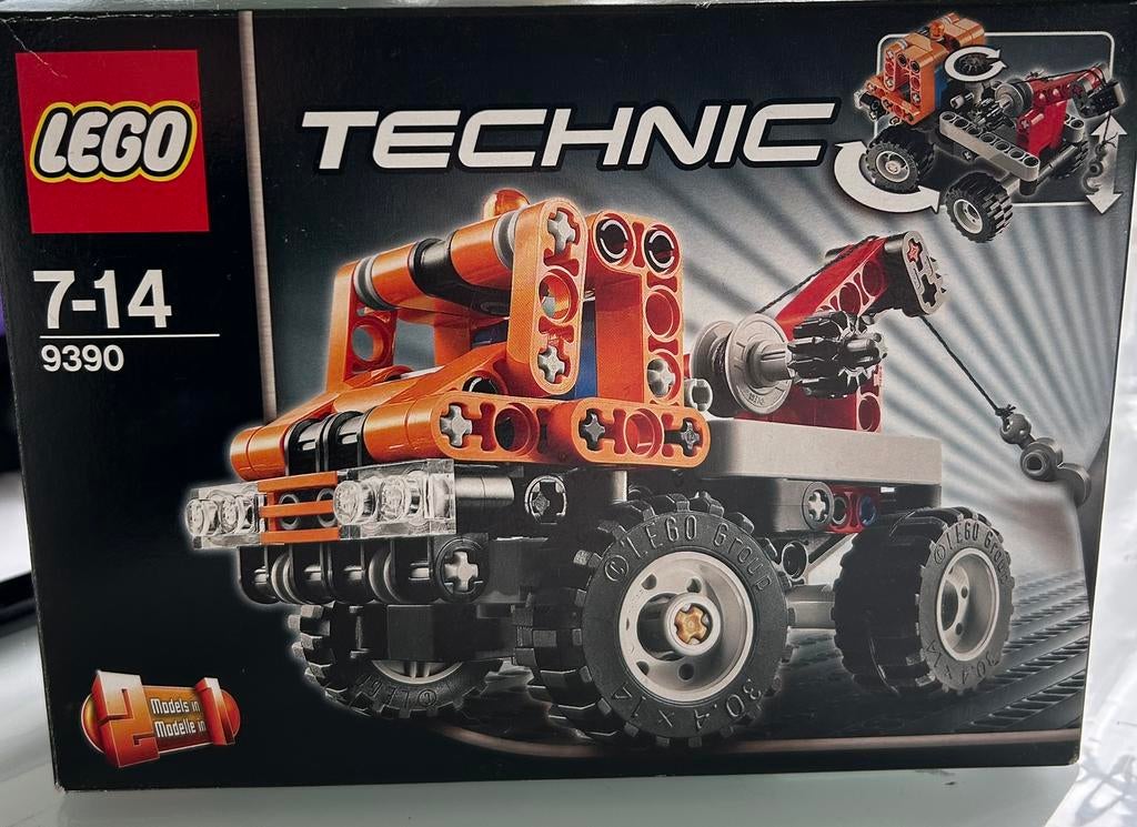 Lego Tecnic 9390, Kinderen en Baby's, Ophalen, Zo goed als nieuw, Lego