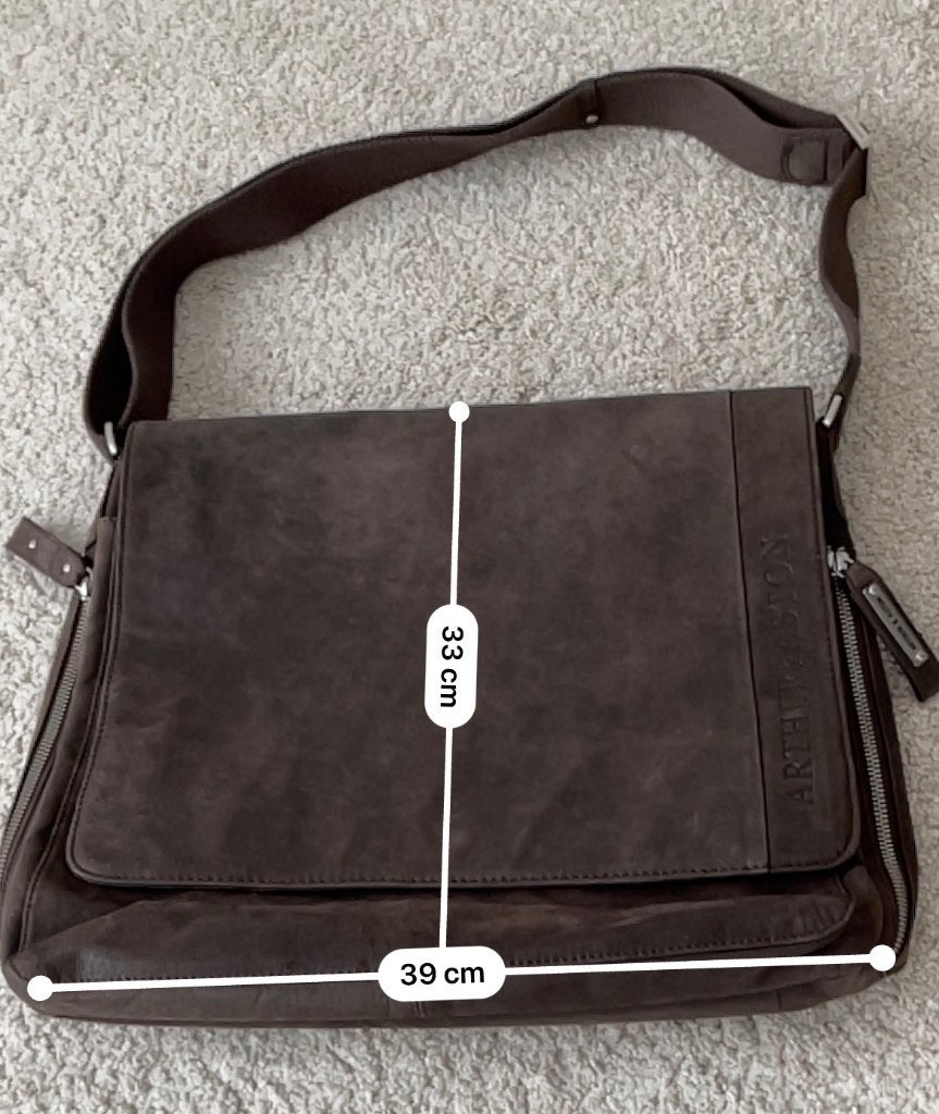 Tas heren, Overige merken, Gebruikt, Bruin, Ophalen of Verzenden