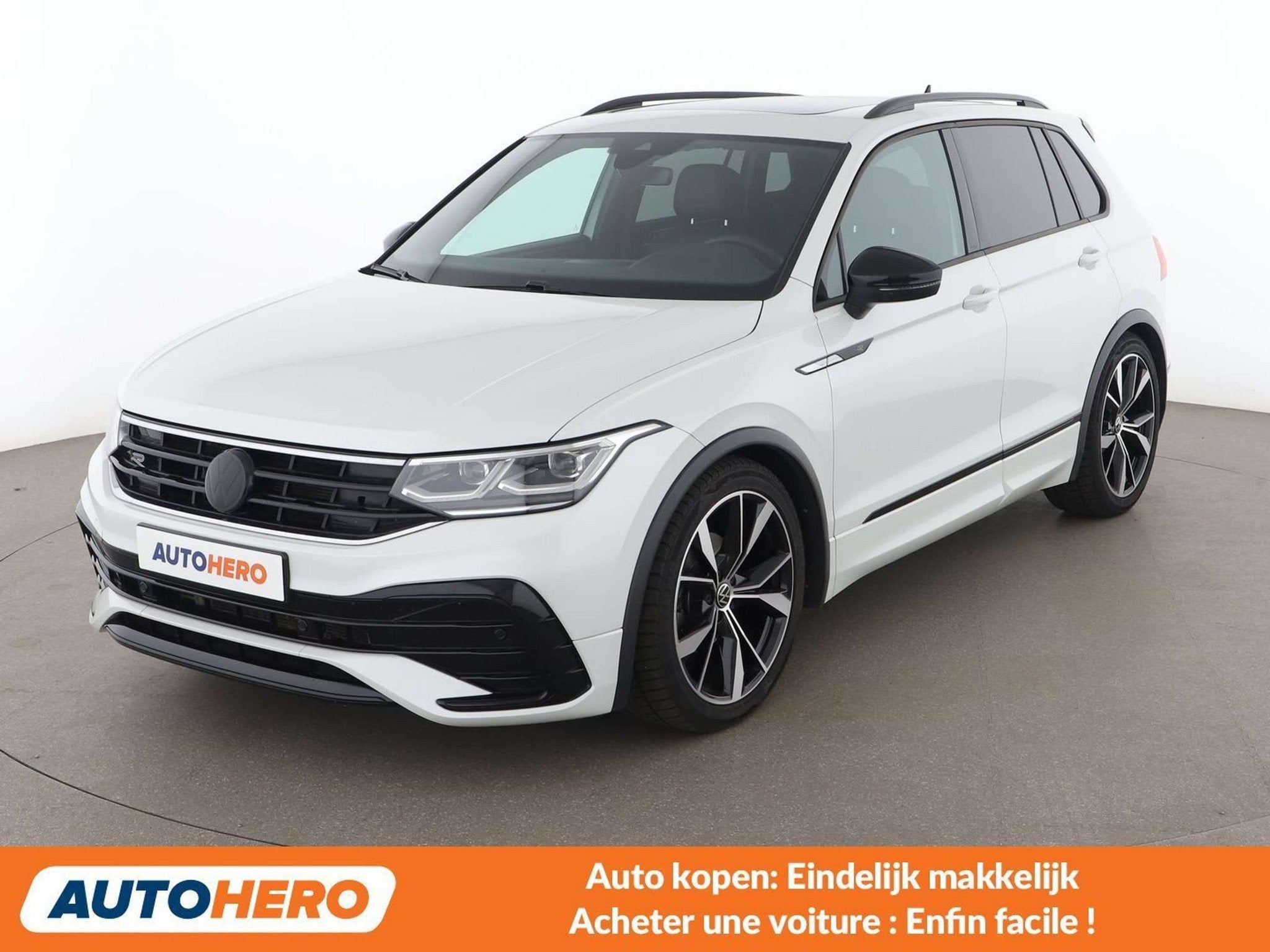 Volkswagen Tiguan 2.0 TDI R-Line (automatique), Autos, Volkswagen, Cuir, Achat, 1968 cm³, Noir