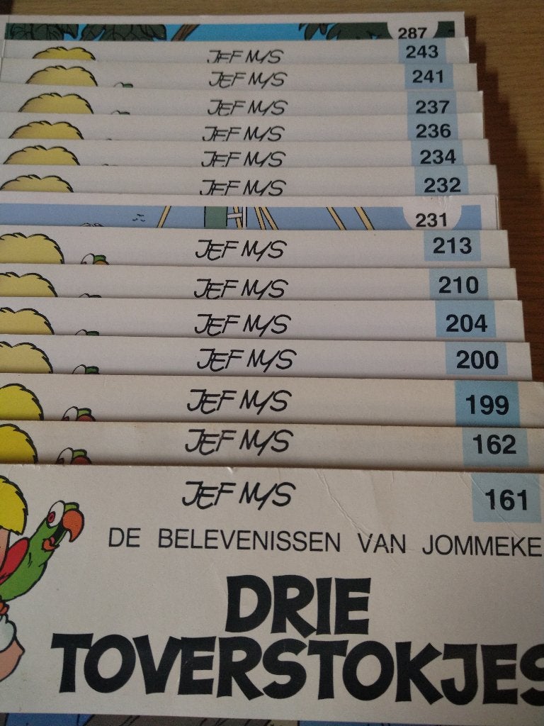 Strips jommeke, Boeken, Stripverhalen, Meerdere stripboeken, Ophalen, Gelezen, Jef Nys.